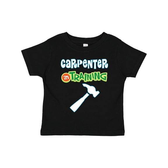 Inktastic Carpenter in Training Boys or Girls Toddler T-Shirt