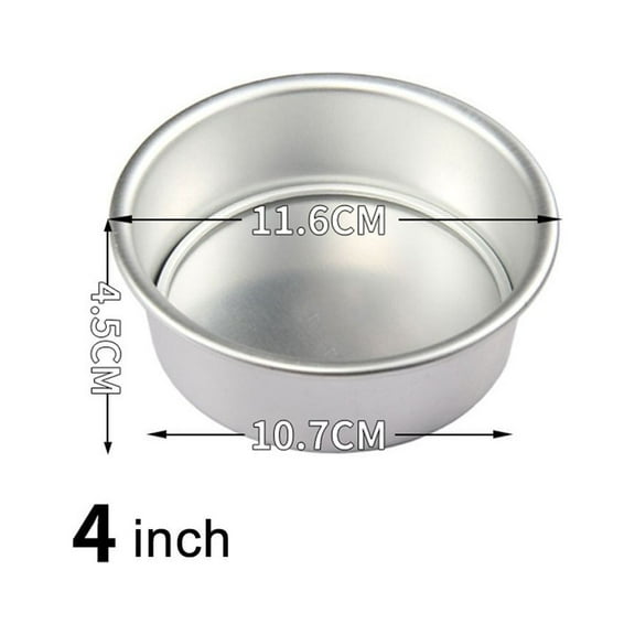 2/4/6/8/10in Aluminum Chiffon Cake Mold Nonstick Angel Food Cake Pan DIY