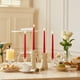 thumbnail image 5 of Juego de 4 velas cónicas rojas Pickood, sin goteo, sin perfume, 5 of 6