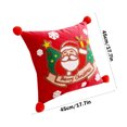 thumbnail image 3 of Qocolhg Christmas Decorations Outdoor Indoor, Christmas Pillowcase Rectangular Pillowcase Invisible Zipper Holiday Pillowcase Holiday Gift Christmas Decoration Red Pillowcase Suitable For Sofa, 3 of 6