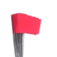 thumbnail image 3 of Swanson Tool Co FRG15100 2.5-Inch by 3.5-Inch Marking Flags with 15-Inch Wire Staffs, Red, 100-Pack, 3 of 7