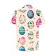 thumbnail image 4 of Blusas y camisas de manga corta con cuello en V Camisa estampada de Pascua para hombre Camisa abotonada Top de poliéster para hombre, 4 of 4