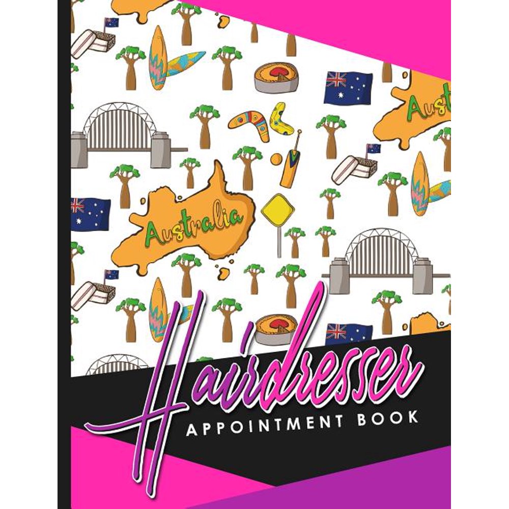 Hairdresser Appointment Book 7 Columns Appointment Log Book