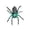 Cyan, variant on Spider Fishing Tool, Realistic Spider Shape Lure for Angling, Lifelike Action Bait for Fishing, Outdoor Angling Tackle Equipment for Lake Fishing, Green