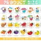 thumbnail image 2 of Pegatinas Scratch and Sniff Jetec, 300 unidades, para niños, 2 of 6