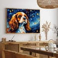 thumbnail image 4 of Barbado Da Terceira Watercolor Poster Canvas Wall Art for Home/Office/Bedroom Decor - Dog Love Canvas Print Wall Art Painting Ready to Hang Gifts - Easel & Hanging Hook 11x17 Inch, 4 of 5