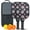 Pioneer Flower Floral-3, variant on Pickleball Paddles Set,Pioneer Flower Floral Print Pattern Fiberglass Surface Pickleball Racket Set with 2 Indoor Outdoor Pickleball Balls and Pickleball Bag,Pickle-ball Equipment