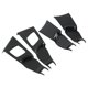 thumbnail image 2 of unids/set estilo de fibra de carbono manija de puerta Interior cubierta de cuenco pegatina decorativa de repuesto para Civic 11th 2022, 2 of 9