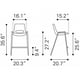 thumbnail image 2 of Banco de Barra Kessa Muebles Desi Beige, 2 of 10