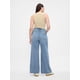 thumbnail image 5 of Jeans de Mujer GAP de Tiro Alto y Pierna Ancha en Color Claro Bergie 30REG, 5 of 8