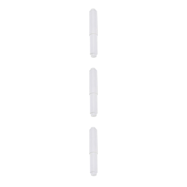 Transemion Replacement Toilet Paper Holder Retractable Storage Roller Bathroom Tissues Organizer Removable Spring Loaded Manual 1 3Set