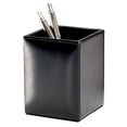 thumbnail image 1 of Dacasso A1410 Black Bonded Leather Pencil Cup, 1 of 9