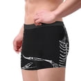 thumbnail image 2 of Pofeuu Skeleton Playing Xylophone Print Men’s Boxer Briefs, Moisture-Wicking Underwear, Regular,Trunk-Small, 2 of 5