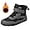 Grey, variant on Boys Girls Barefoot Winter Boots With Wide Toe Box Slip Drop Sole Ankle Winter Snow Boots Girl Winter Boots for Kids