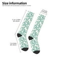 thumbnail image 4 of Fotbe Hand Drawn Snake print Women's Men's Novelty Crew Socks Cotton Socks Knee High Socks for Walking,Running,Nurses,Pregnancy, 4 of 8