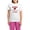 With Pink Pant, variant on CafePress - Retired Postal Worker Funny Postman Hello Pajamas - Women's Short Sleeve Print T-Shirt and Pants Light Cotton Pajama Set