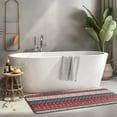 thumbnail image 2 of Red and Blue Christmas Knitted Pattern Kitchen Rug Mat,Kitchen Runner Rugs Non Skid Washable,Decorative Kitchen Floor Mats for Kitchen,Sink,Laundry,17"x47.2", 2 of 7
