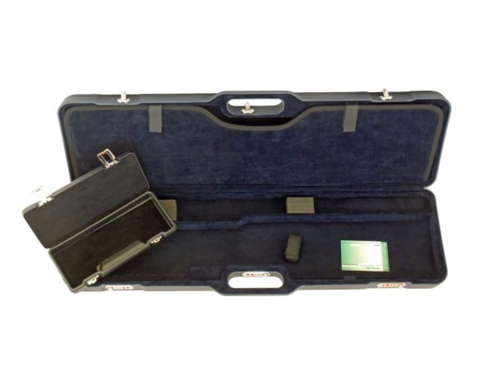 Negrini UNICASE Two Shotgun Travel Case, Navy/Navy, L37.75in x H10.6in x D4.9in