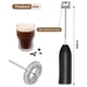 thumbnail image 4 of Milk Frother Rechargeable, For Coffee Latte, Cappuccino Black, 4 of 5