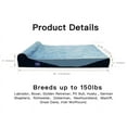 thumbnail image 6 of Laifug Orthopedic Memory Foam Large Dog Bed with Pillow and Durable Water Proof Liner & Removable Washable Cover (BlueÃ¯Â¼ÂL), 6 of 7