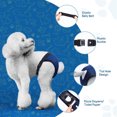 thumbnail image 4 of Visland Pet Soft Washable Female Diapers - Female Dog Diapers, Comfort Reusable Doggy Diapers for Girl Dog in Period Heat,Breathable Mesh, 4 of 9