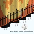 thumbnail image 6 of Happy Halloween Pumpkin Ghost Shower Curtains,Reusable Ghost Boo Show Curtain with Hooks Vintage 72x72 in Polyester Bathroom Curtains for Bathroom Bathtub Autumn Holiday, 6 of 6