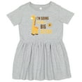 thumbnail image 3 of Inktastic I'm Going to Be a Big Sister Giraffe Girls Toddler Dress, 3 of 5