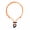 Orange, variant on ASR Outdoor Paracord Fire Starter Necklace with Straight Blade Striker Tool - Orange