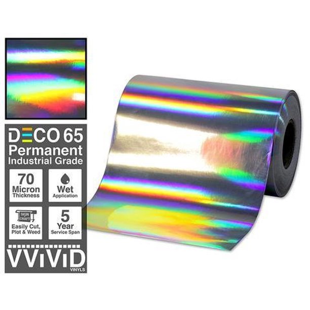 Contact Paper Craft Vinyl Chrome Rainbow Lazer Holographic Permanant