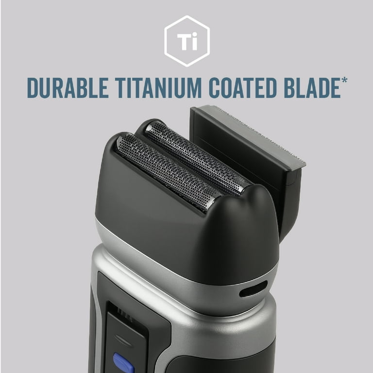 Titanium Edge Beard & Body Compact Shaver – Men's Electric Groomer