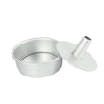 thumbnail image 6 of 8 Inch Aluminum Alloy Round Chiffon Cake Pan Removable Bottom Hollow Chimney Mold Diy, 6 of 8