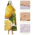 thumbnail image 4 of Fruits Lemon Hooded Blanket, Soft Arctic Velvet Wearable Throw for All-Season, Bed, Sofa, Camping, 4 of 6