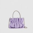 thumbnail image 1 of Bolso de hombro con diamantes de imitación para mujer, bolso cruzado con cadena de nubes plisado para fiesta de verano, 1 of 6