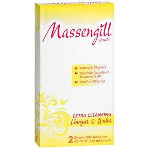 Massengill Extra Cleansing Disposable Douches Vinegar Water 2 Pk Walmart Com