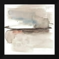 thumbnail image 2 of Jennifer Goldberger 20x20 Black Modern Wood Framed Wall Art Titled - Earth Horizon IX, 2 of 6