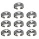 thumbnail image 1 of 10 Pcs Vintage Ornament Vintage Open Ring Open Toe Rings Open Knuckle Ring Criss Cross Wedding Band Punk Style Rings, 1 of 3