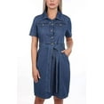 thumbnail image 5 of Banny Jeans ® Women's Denim Short Sleeve Collared Neck Button Down shirt dress, 5 of 5