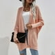 thumbnail image 2 of Qarigey Cárdigan de poliéster para mujer, suéter portátil con estilo, lavable, transpirable, a la moda, para exteriores, suéteres abiertos Abrigos y chamarras Rosado, 2 of 6