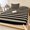 Charcoal, Oatmeal, variant on Twin Sze Fitted Sheet Set - Oatmeal Tan Striped 2 Piece Bedding Sets 16" Deep Pocket Fitted Sheet with 1 Pillowcase, Farmhouse Country Minimalist Stripes Brushed Microfiber Hotel Luxury Bed Sheets