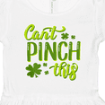 thumbnail image 4 of Inktastic St. Patrick's Day Can't Pinch This Hand Lettering Girls Toddler Dress, 4 of 5