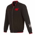 thumbnail image 2 of Men's JH Design Black Miami Heat 2023/24 City Edition Full-Zip Bomber Jacket, 2 of 3