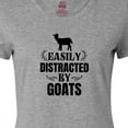 thumbnail image 4 of Inktastic Easily Distracted by Goats Women's T-Shirt, 4 of 5