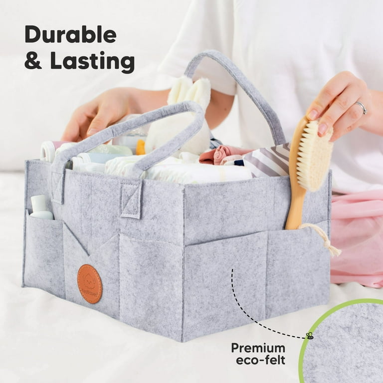 KeaBabies Diaper Caddy Organizer - Baby Organizer for Nursery, Car Storage  Organizer, Baby Gift Basket, Changing Table Organizer, Portable Diaper