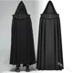 thumbnail image 3 of Ropa Medieval para hombre, capa, bata, disfraz Steampunk, capucha gótica, traje de la muerte, vampiro, caballero oscuro, Guerrero, Cosplay para adulto, 3 of 3