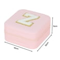 thumbnail image 2 of vnanda Jewelry Box with Compartments Removable Dividers Compact Stylish Jewelry Storage Box with Velvet Removable Dividers Waterproof for Travel for Rings, 2 of 8