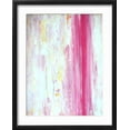 thumbnail image 2 of Art.com Pink and Yellow Abstract Art Painting Art Print by T30Gallery, Black Frame Wall Art, 17" x 21", 2 of 5