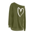 thumbnail image 4 of yillto Women's off Shoulder Tops Long Sleeve Casual Shirts Loose Lightweight Sweatshirt Fashion Ruched Tunics, 4 of 6