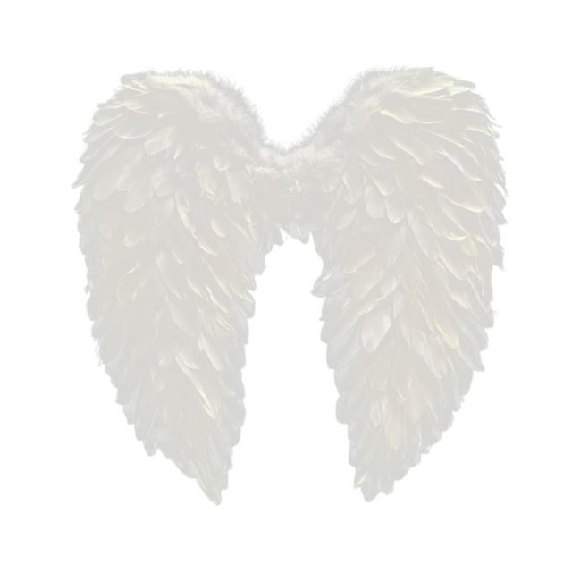 Alas de ángel para adultos y niños, accesorios cómodos para cosplay, lindo regalo, decoración, alas decorativas Blanco