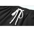 thumbnail image 4 of uikmnh Shorts Men Men's Summer Trendy Ice Silk Loose 5 Piece Beach Shorts Casual Pants Lightweight Comfortable Casual Wear Size:4XL, 4 of 6