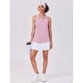 thumbnail image 6 of Pinspark Womens Polo Shirts Sun Protection Collar Golf Tops V-Neck Racerback Tennis Tank Lightweight Workout Shirts Summer Solid Pickleball Top, 6 of 6